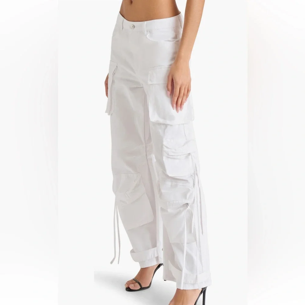 Steven Madden Duo White Cargo Pants Backstreet Boys - Picture 3 of 8